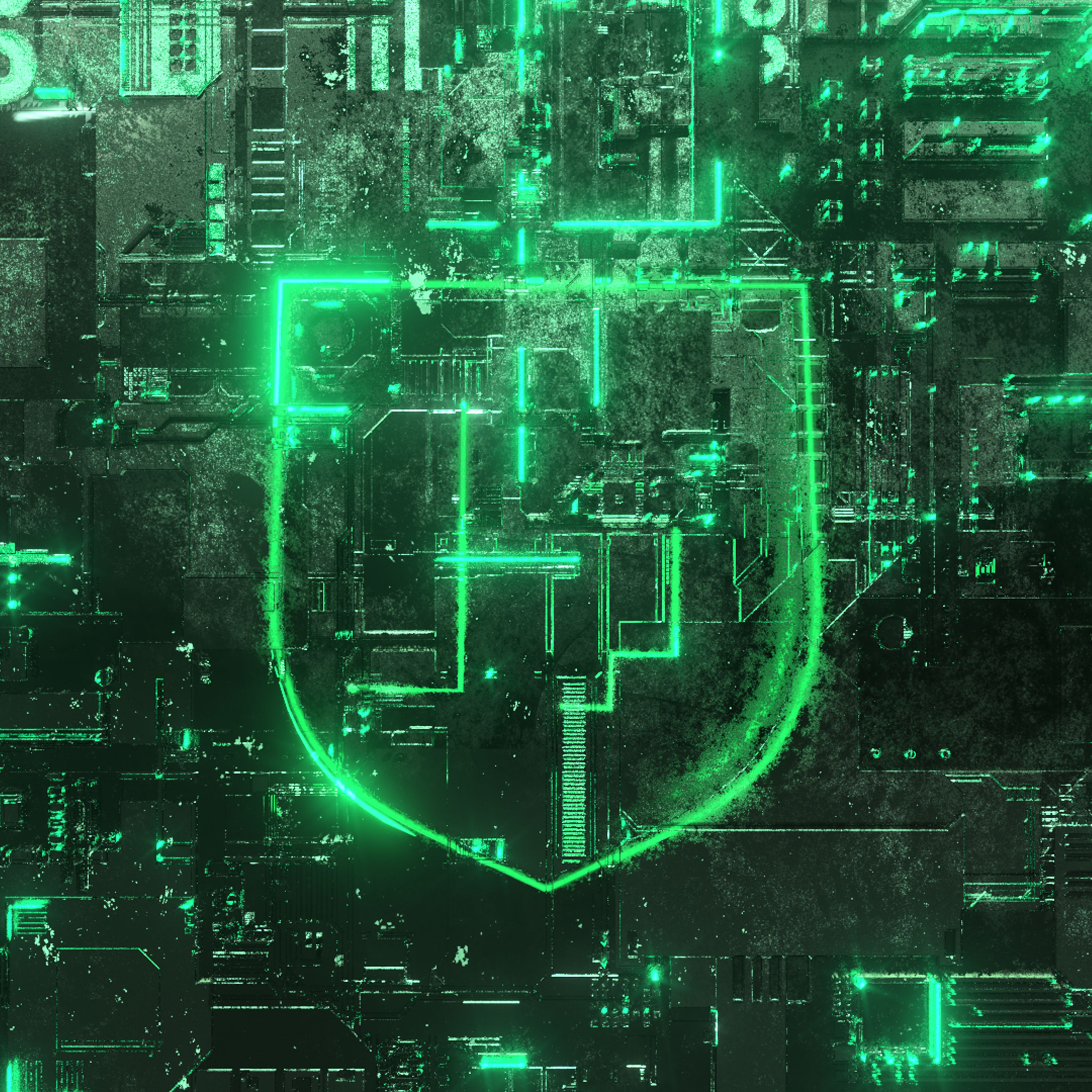 Green Cambridge shield 