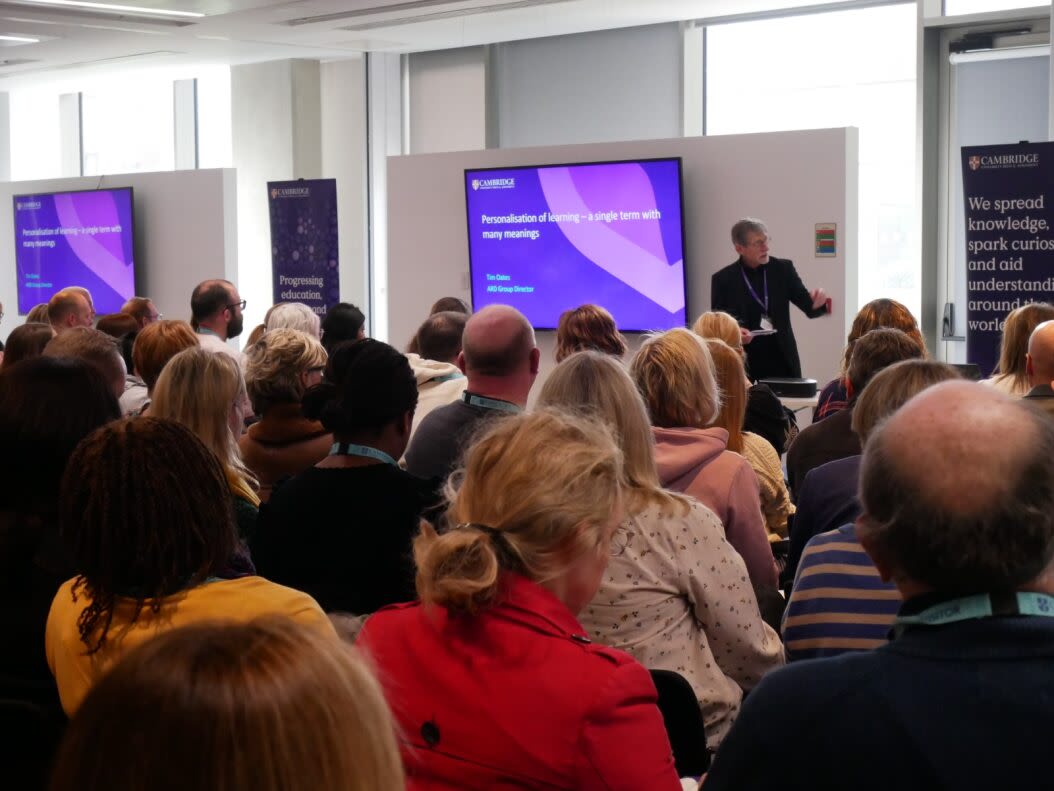 Tim Oates, Group Director of Research at Cambridge University Press & Assessment