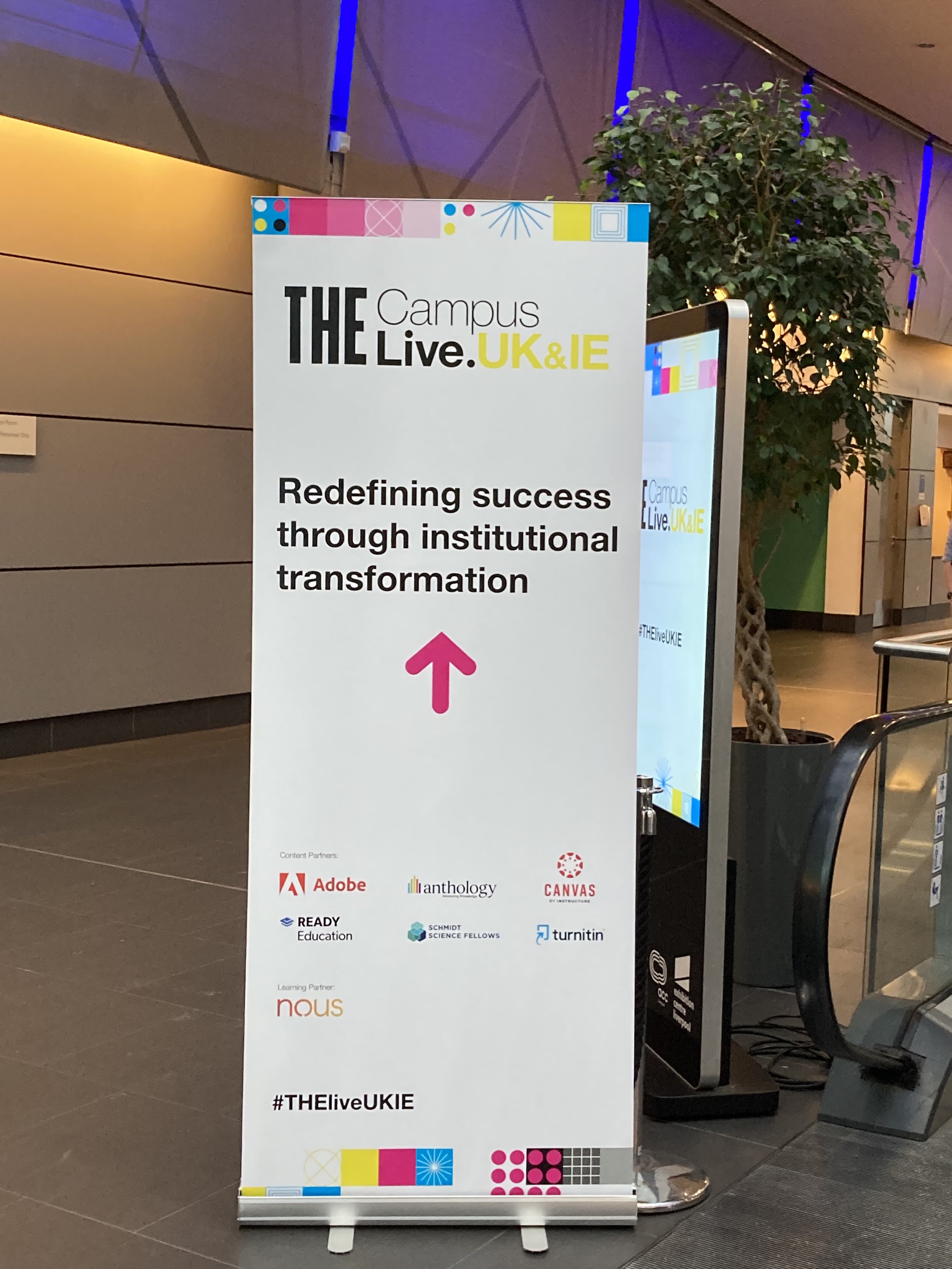 photo of THE Campus banner